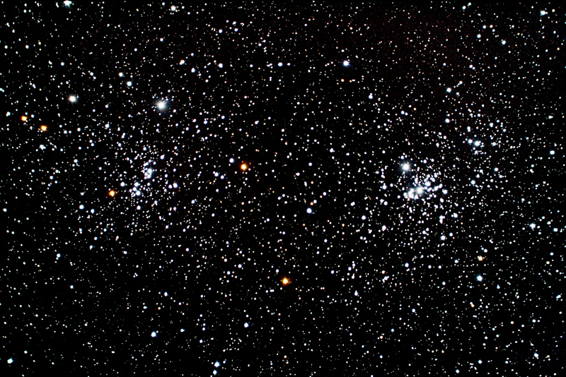 The Double Cluster in Perseus, taken by Jim Mazur.