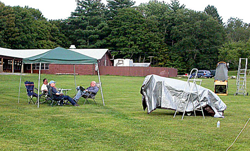 Photo by Ray Kaville
Relaxing before the fun begins.
