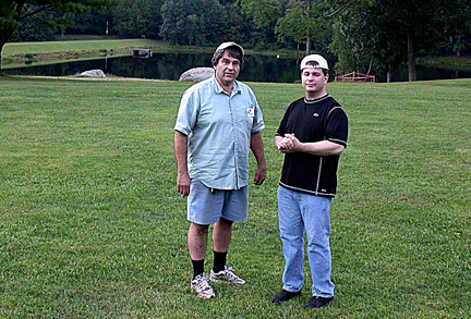 Photo by Ray Kaville
Al Washburn and Greg Barker looking a little tired.
