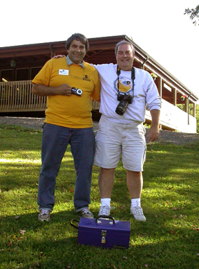 Photo by Ray Kaville
Al & Al handle the cameras at the group photo.
