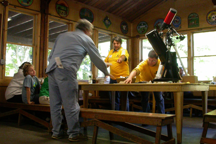 Photo by Ray Kaville
The raffle gets underway.
