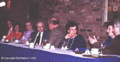 ASNH 50th Anniversary Dinner in 1987 taken by Pat Maturo
Tom Lloyd President at microphone who lined up the keynote speaker Marsden.

