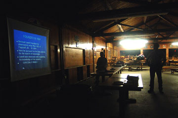 Photo by Alan Chaniewski
Guest speaker Rich Bohner starts his lecture.
