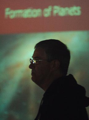 Photo by Alan Chaniewski
Guest speaker Rich Bohner starts his lecture.
