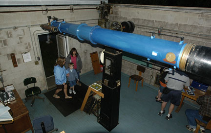 Photo by Alan Chaniewski
A view of the scope from above.

