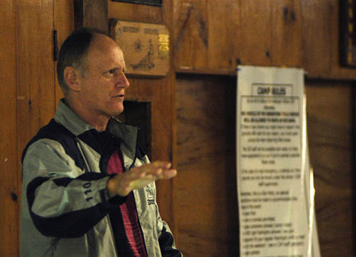 Photo by Alan Chaniewski
Glenn Chaple during his talk on Variable Stars.
