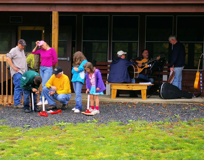 Photo by Leo Taylor
The model rockets are being set to be launched.
