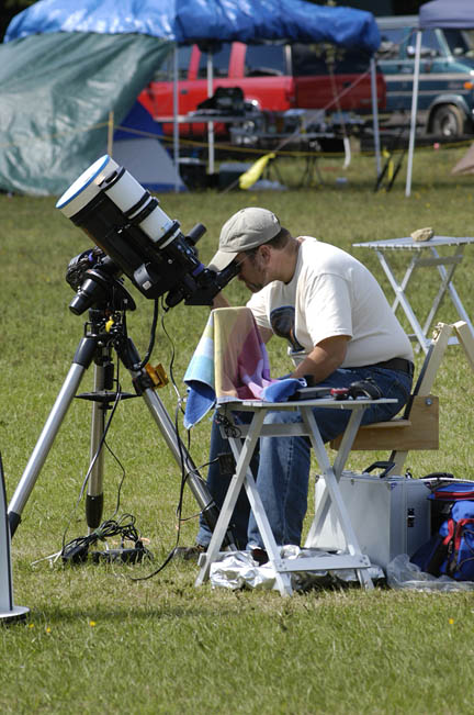 Photo by Alan Chaniewski
Doing a little solar viewing Saturday.
