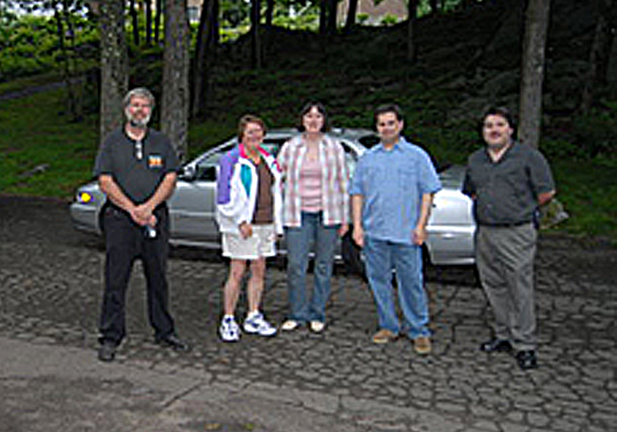 Photo by Al Sacharow
Here are some of the participants of the ASNH 70th birthday party held in June 0f 2007 at the Yale Observatory in Bethany, Ct.

