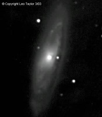 M 65 Galaxy in Leo by Leo Taylor
Meade 2080 8 in f/10 SCT, SBIG ST-7E, 20 min * 6
