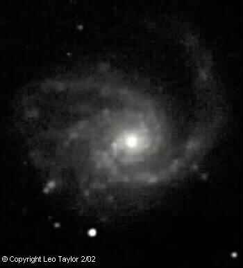 M 99 Galaxy in Coma Berenices by Leo Taylor
Meade 2080 8 in f/10 SCT, SBIG ST-7E, 20 min
