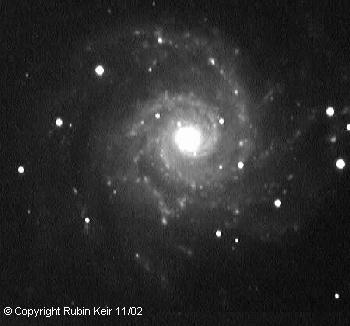 Taken by Ruben Kier at New Mexico Skies Observatory
With a Celestron 14in SCT at f/10, SBIG ST-1001E
Exposures totaling 15 min
