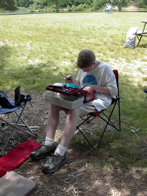 ASNH Picnic 2004 at Deer Lake taken by Eleanor And�jar
Ray Jr also fished
