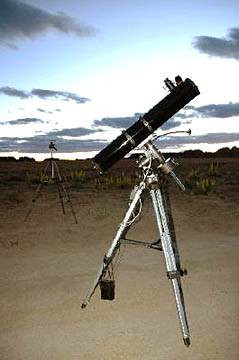 Walt Kupson's Telescope Gallery
My "travel" scope at Shiprock, New Mexico
