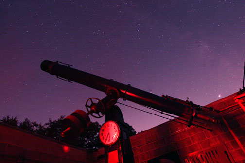 Photo by Alan Chaniewski
A rare treat to view the exceptionally clear skies in Bethany from the observatory.
