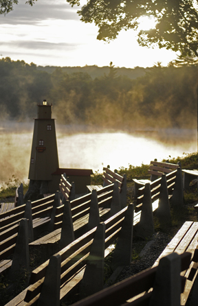 Photo by Alan Chaniewski
Early morning fog rising over the pond Sunday morning.
