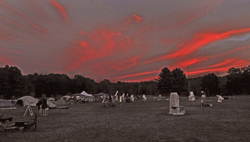 Photo by Alan Chaniewski
Day break over the scope field Sunday morning.
