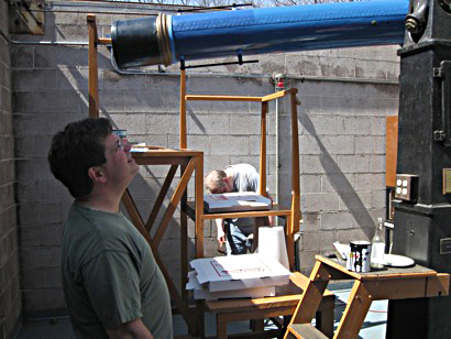 Here are some images of a special work party at the Bethany Observatory on April 3, 2010.
