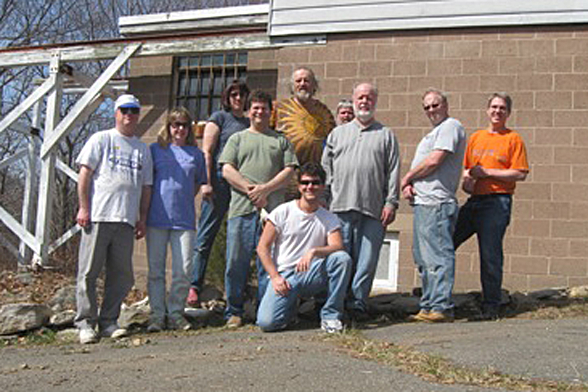 Here are some images of a special work party at the Bethany Observatory on April 3, 2010.
