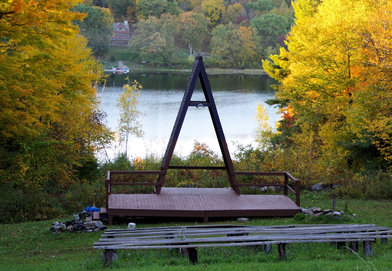 Photo by Leo Taylor
View of the Lake from Chow Hall area.
