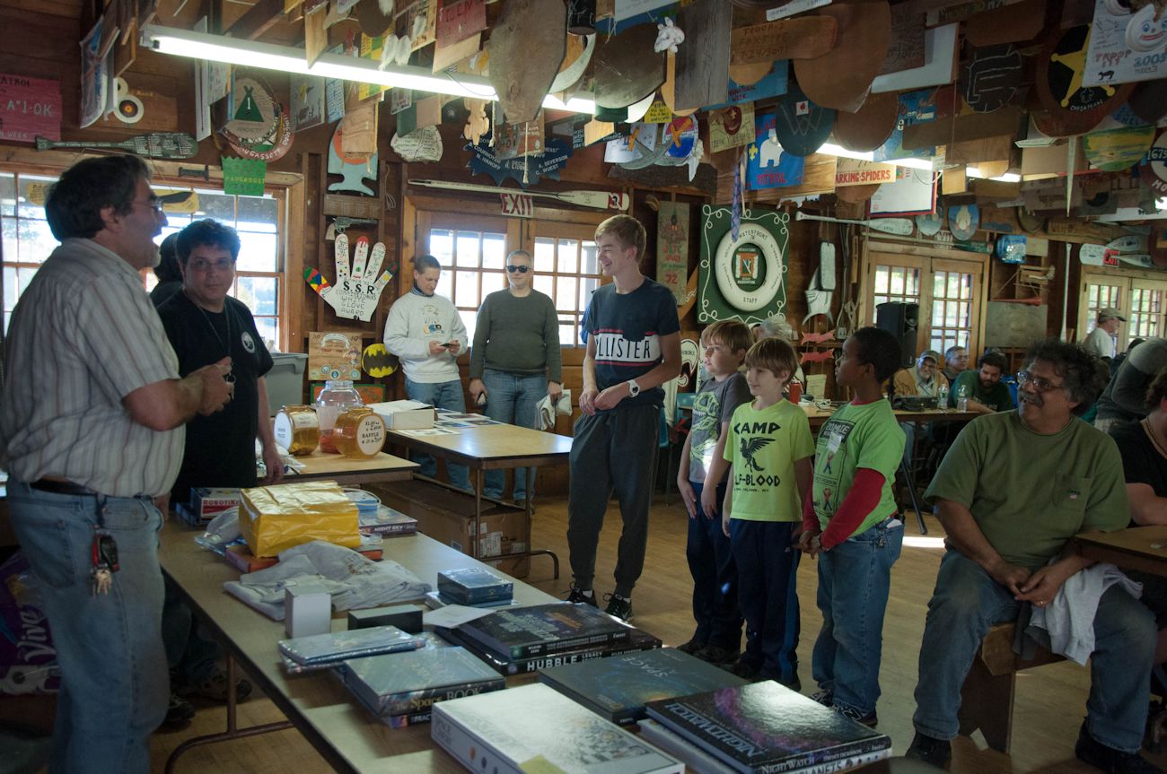 Photo by Maria Schreiner
Al leading Kids Raffle
