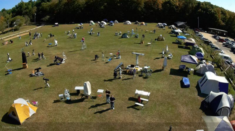  Photo by Elliot Severn
CSP 24 from a Drone above the field.
