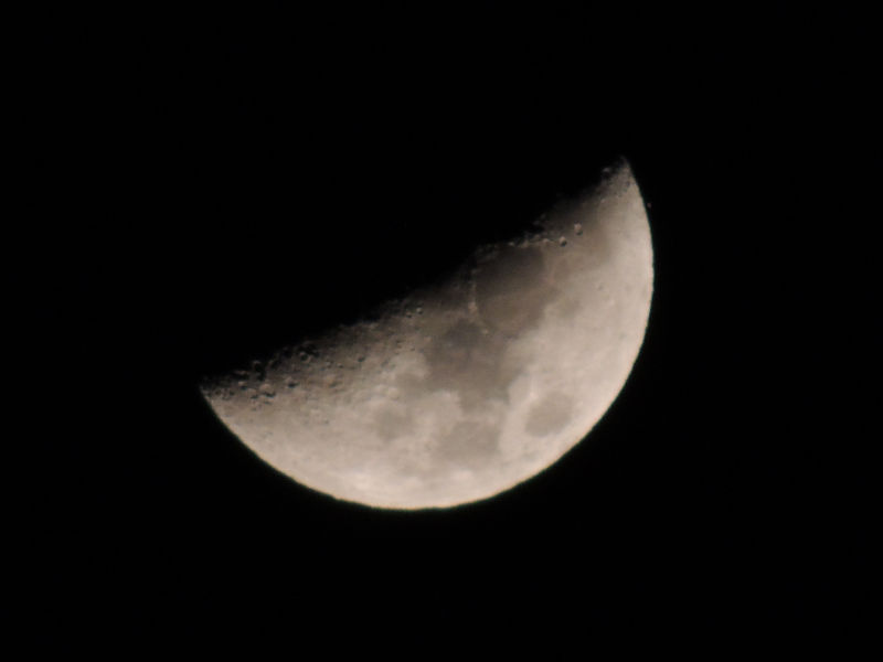 Moon and Aldebaron
