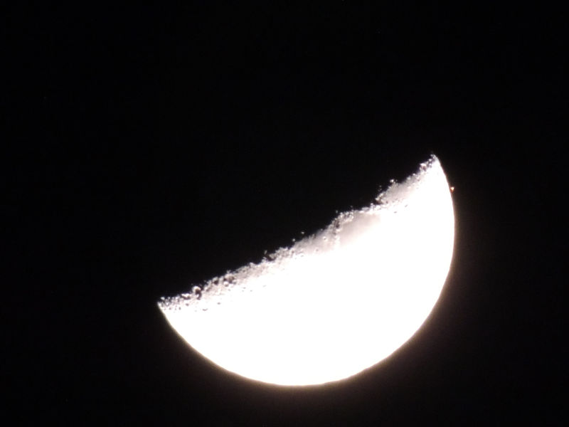 Moon and Aldebaron
